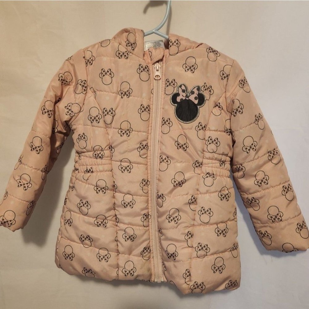 Minnie mouse toddler jacket pink 3 T
